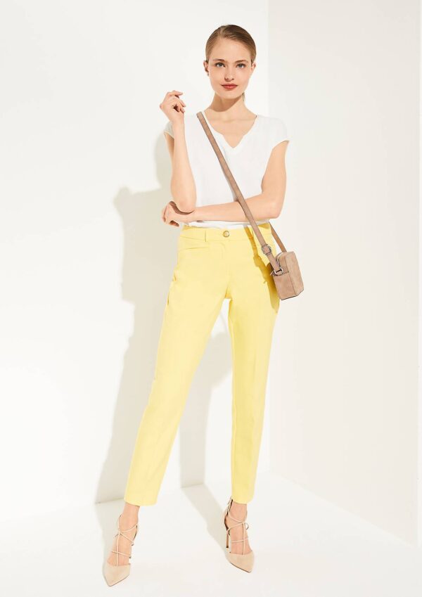 Nohavice žltá Comma