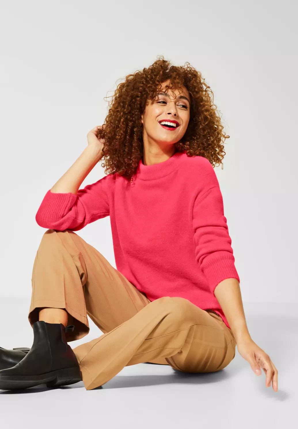 Pulóver korálový Street One