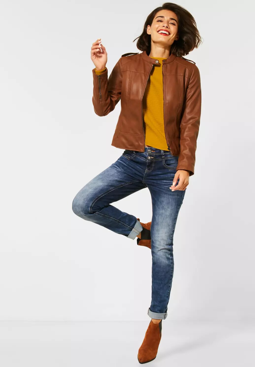 Sveter žltý Street One