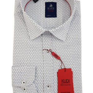 Košeľa biela-vzor  Prestige Kudi