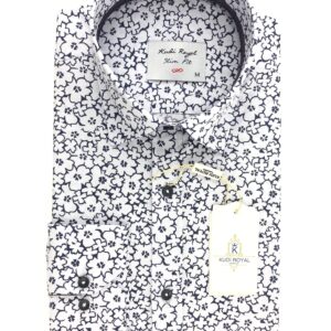Košeľa biela-vzor Royal Kudi
