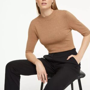 Pulóver hnedá Comma