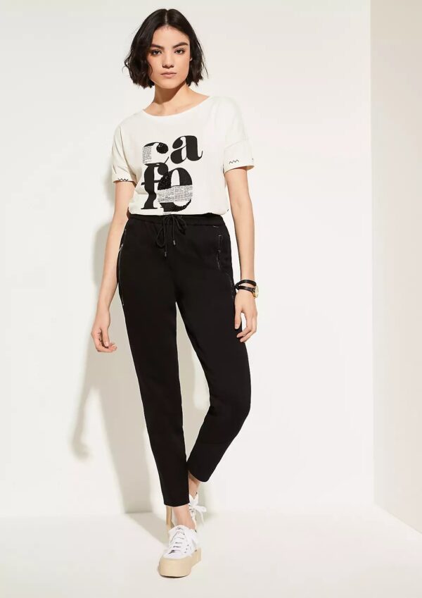 Nohavice čierna Comma