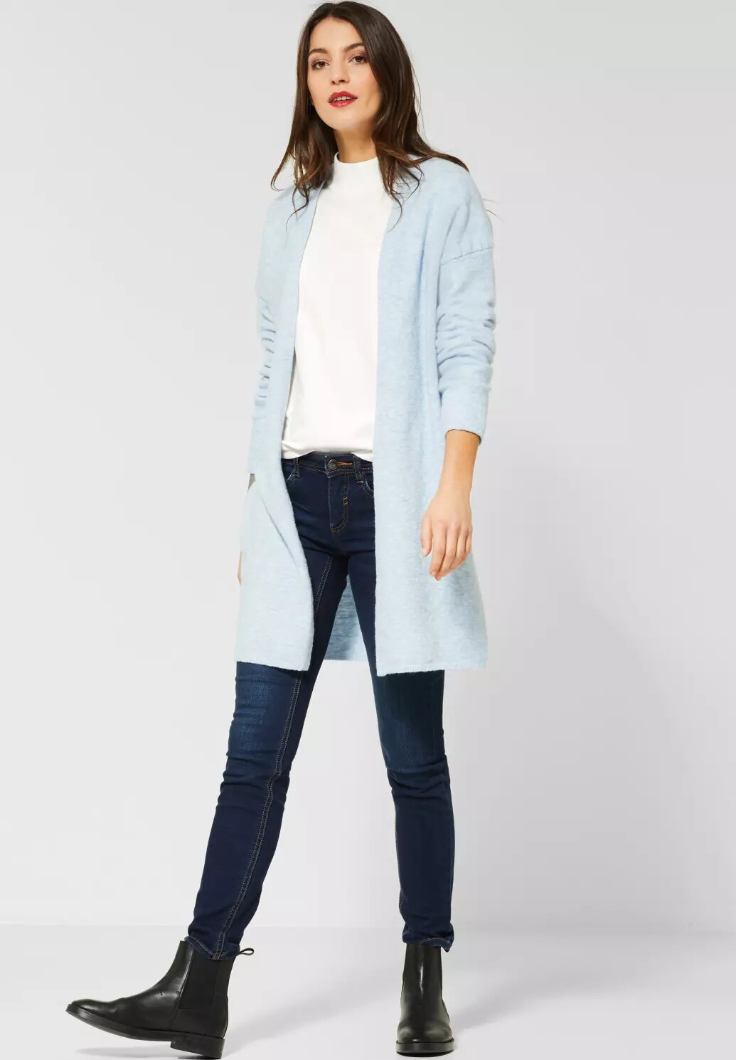 Pulóver biely Street One