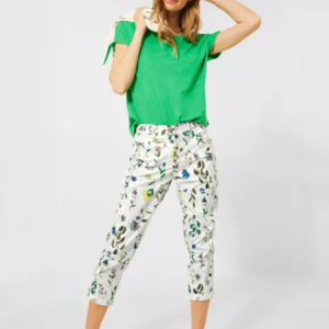 Nohavice biela-vzor  Cecil