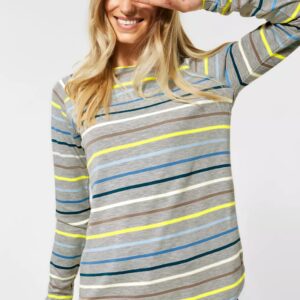 Tričko sivá-pásik  Cecil