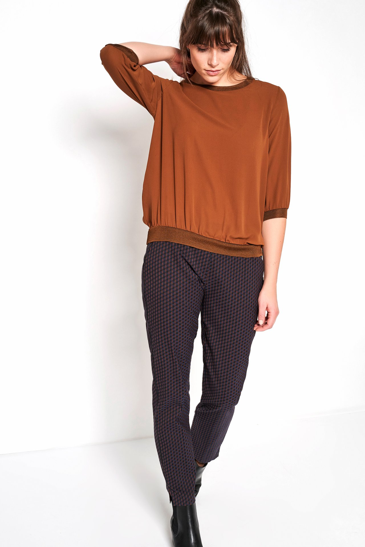 Nohavice hnedá Toni