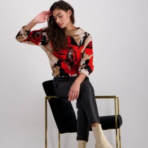 Sveter oranž-vzor  Monari