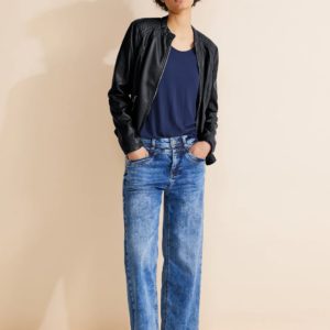 Bunda kož. tm.modrá Street One