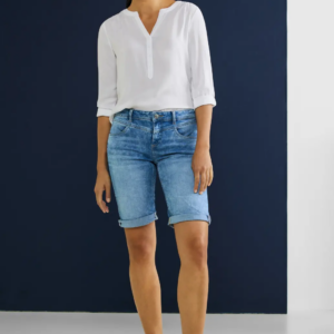 Bermudy modrá Street One