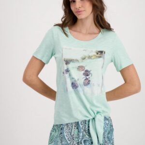 Tričko mentol - potlač Monari