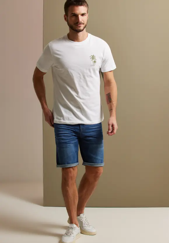 Bermudy modrá Street One