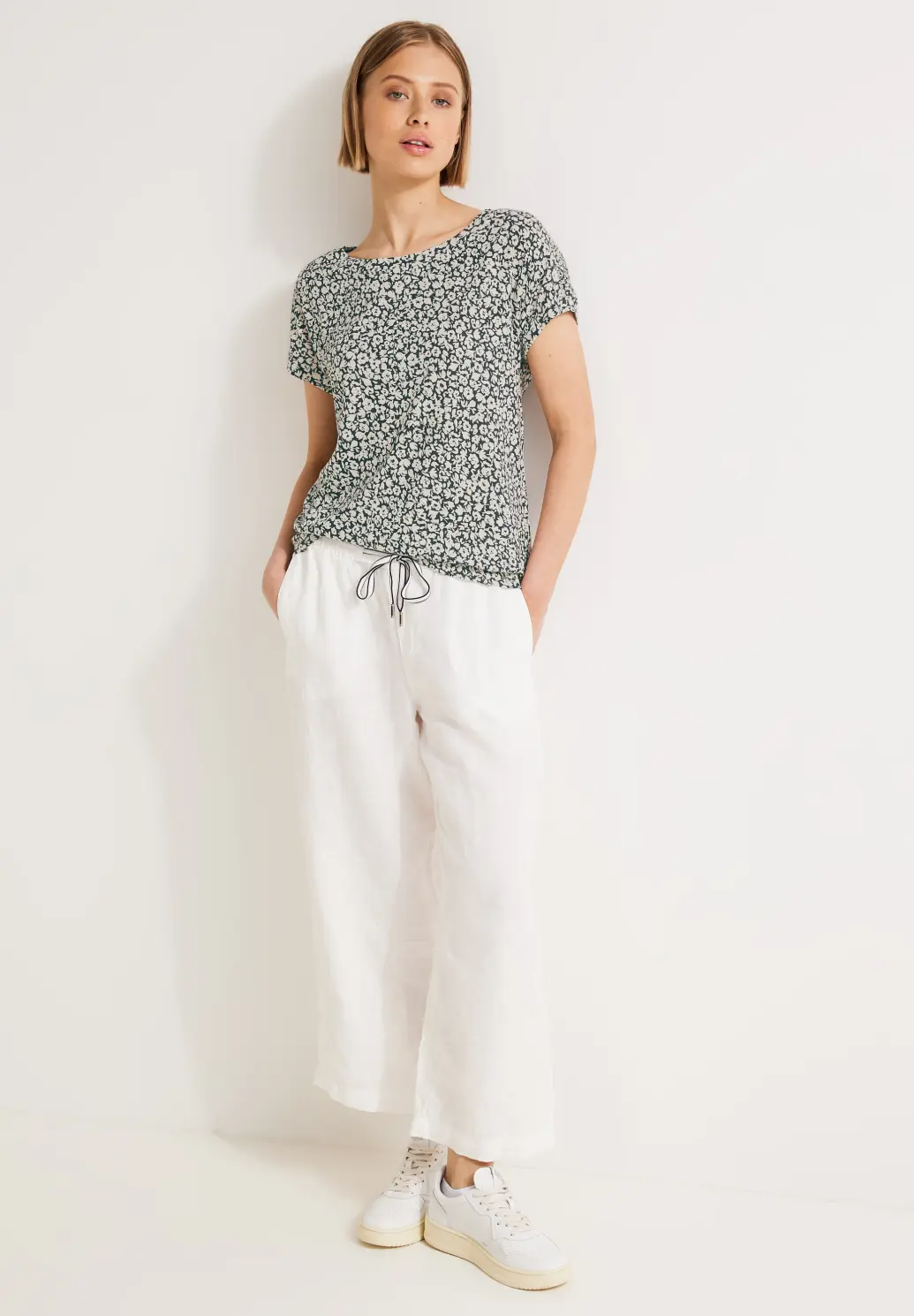 Tričko čierno-biele Street One