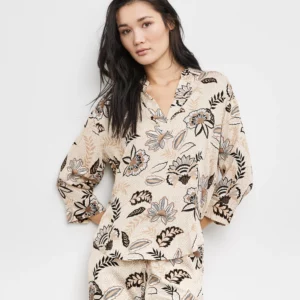 Blúzka béžová-vzor Taifun