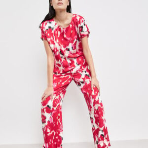 Blúzka červená-vzor  Taifun