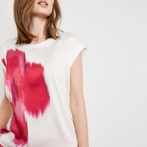 Tričko biela-kvet Taifun