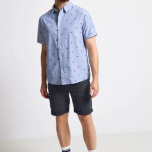 Bermudy tm.modrá Street One