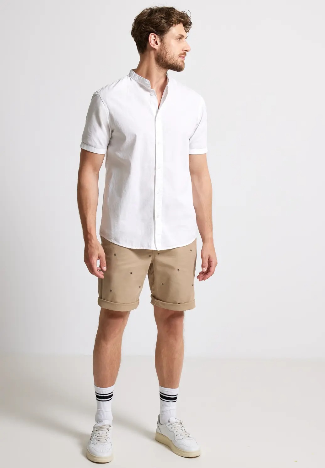 Bermudy hnedá Street One