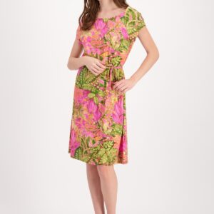 Šaty ružová-vzor Monari