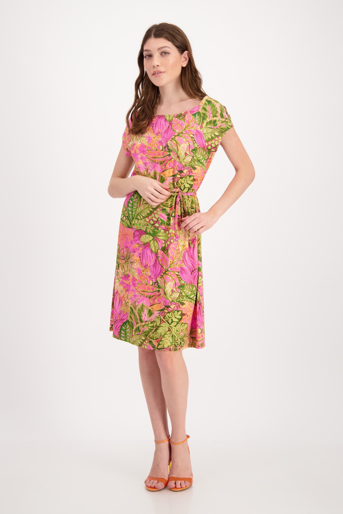 Šaty ružová-vzor Monari