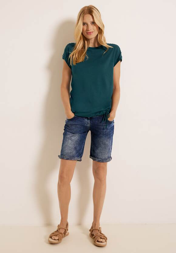 Tričko petrolej Cecil