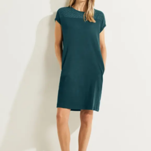 Šaty petrolejová Cecil