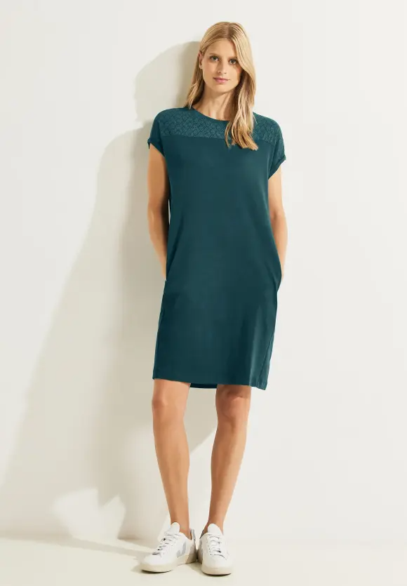 Šaty petrolejová Cecil
