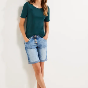 Tričko petrolejová Cecil