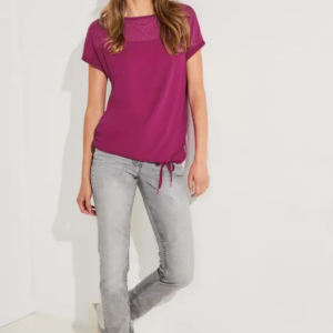 Tričko cyklamenová Cecil