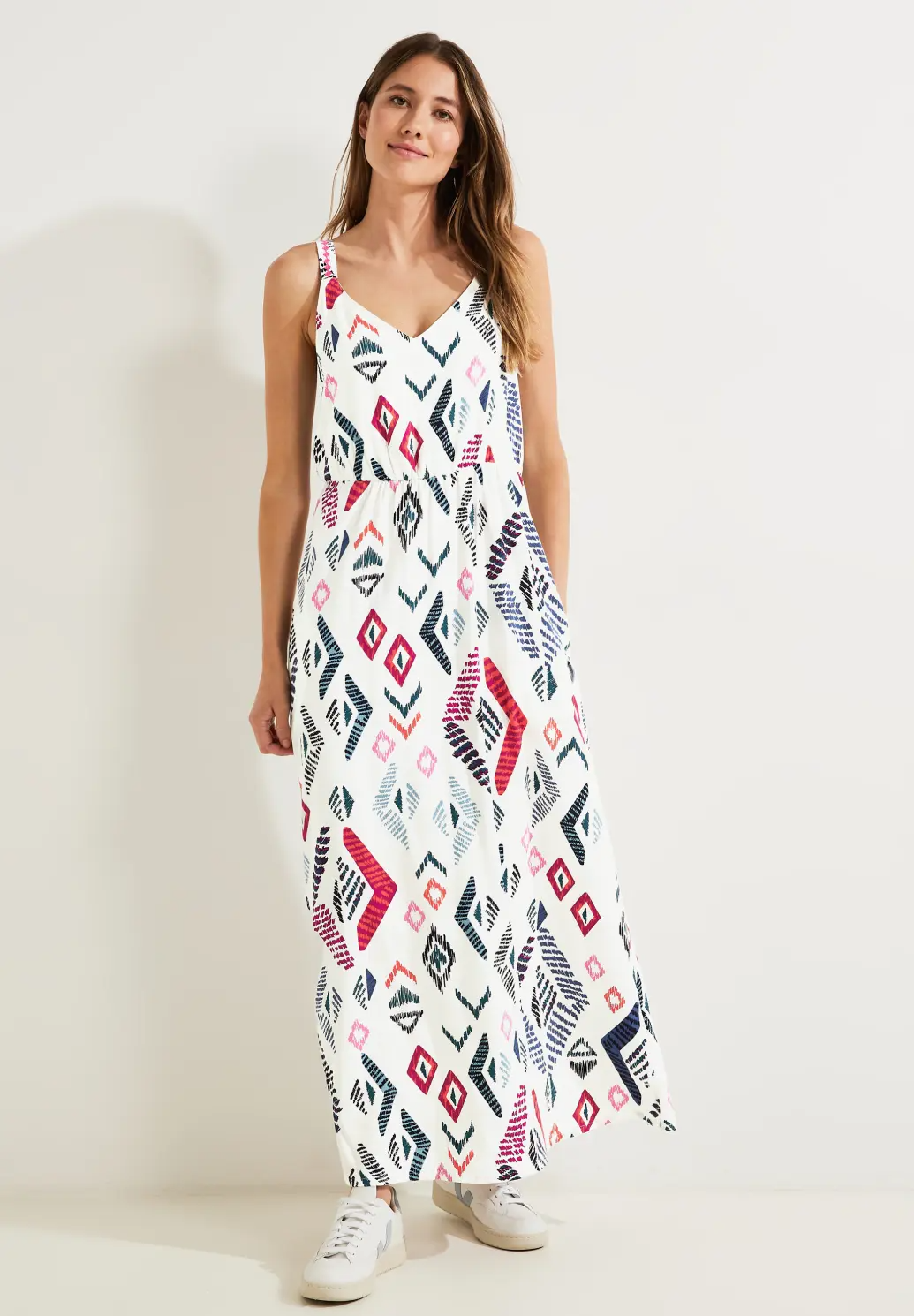 Šaty biela-vzor Cecil