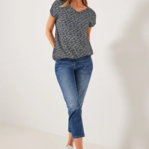 Blúzka čierna-vzor Cecil