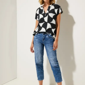 Blúzka čierno-biela Street One