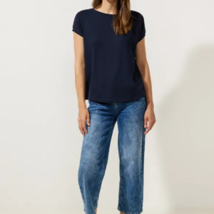 Tričko tm. modrá Street One