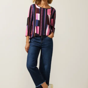 Top fialová-vzor Street One