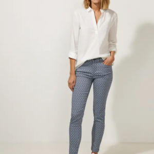 Nohavice tm.modrá-vzor Street One