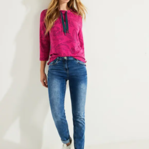 Top ružová-kvet Cecil