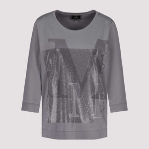 Tričko sivá-potlač Monari