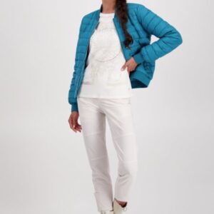 Tričko biela-potlač Monari