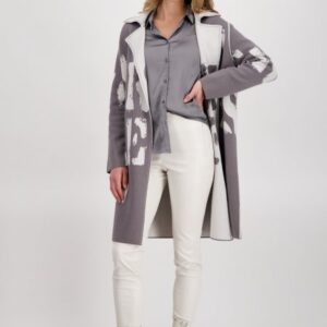 Kardigán sivo-béžová Monari