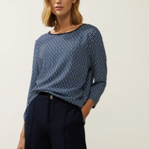 Top modrá-vzor Street One