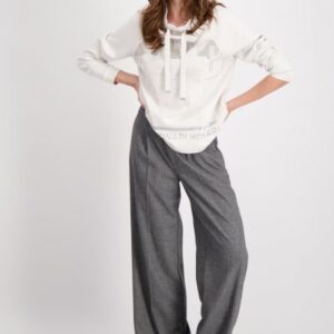 Mikina béžová-vzor Monari