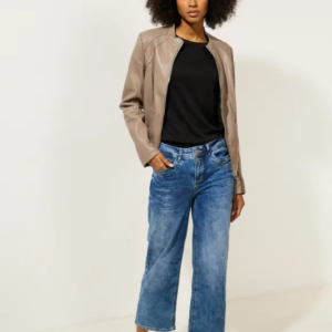 Kož. Bunda béž Street One