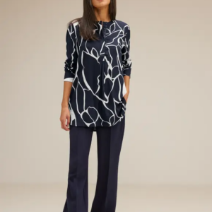 Blúzka modrá-potlač Street One