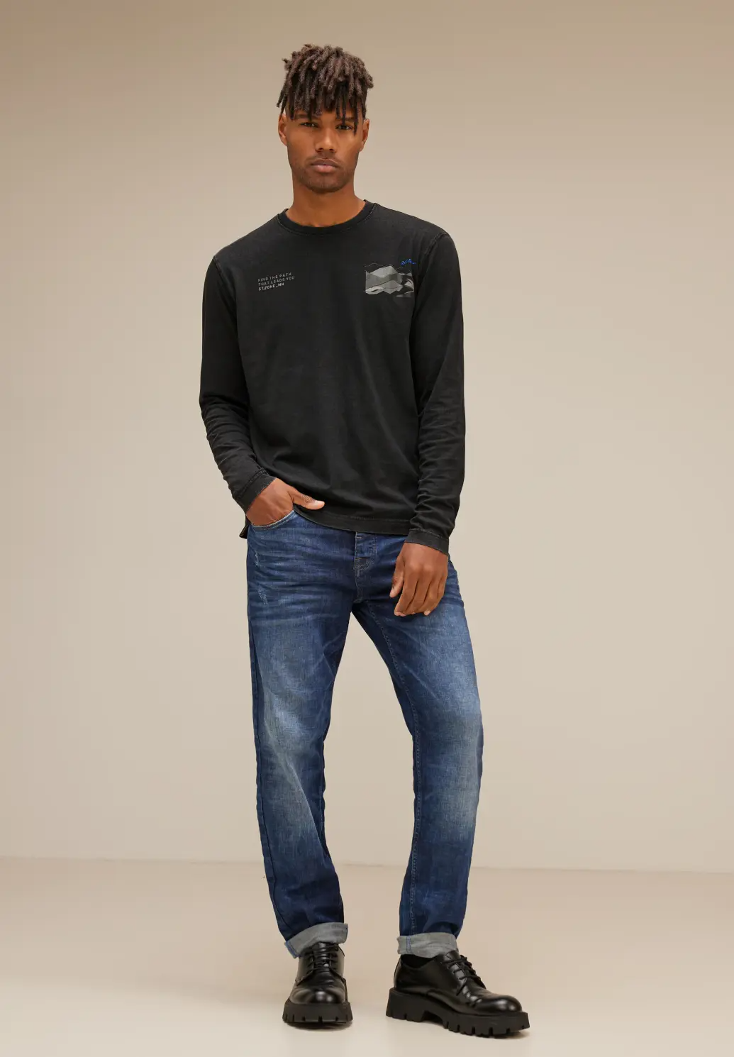 Tričko DR čierne Street One