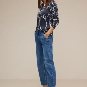 Top tm.modrá-vzor Street One