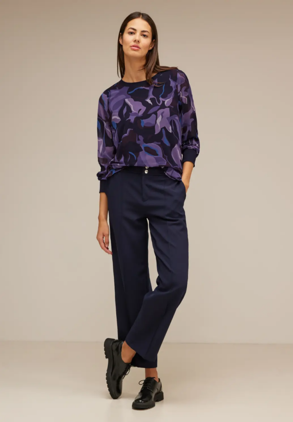 Top modro-fialový Street One