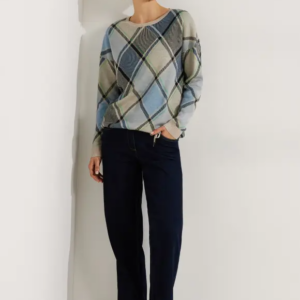 Pulóver  modrá-bež Cecil