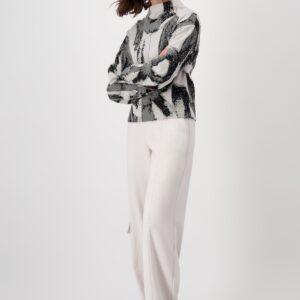 Pulóver sivá-vzor Monari