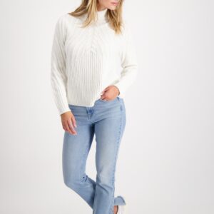 Pulóver biely Monari