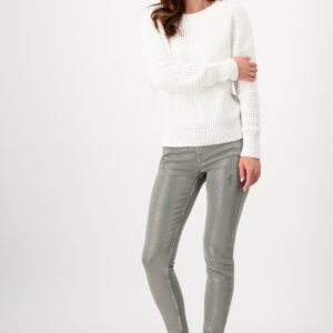 Pulover biely Monari